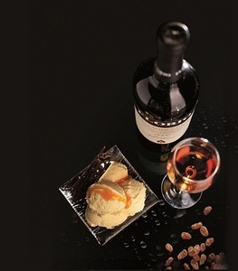 Dessert wijn ijs